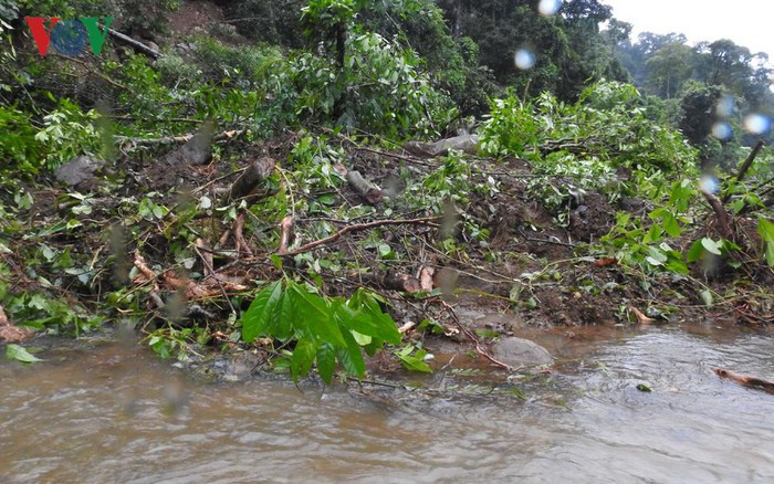 Tuy nhiên con đường từ trung tâm xã Hưng Bình, huyện Đắk Lấp dài khoảng 10 km một số đoạn bị sạt lở nghiêm trọng.