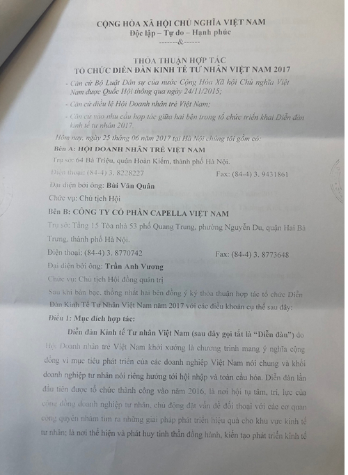 Hoi Doanh nhan tre VN “roi nhu canh he” truoc them dai hoi