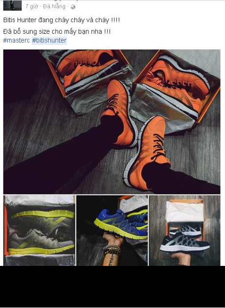 Trên trang cá nhân của mình, có rất nhiều Facebooker đã nhanh chóng cập nhật ngay đôi giày Hunter mua được giống với Sơn Tùng và Soobin, thậm chí một chủ shop giày thể thao thông báo đôi giày này còn đang cháy hàng.