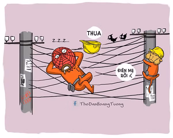 Trong bộ ảnh này, tác giả đã đưa hình ảnh những siêu anh hùng Marvel bước vào cuộc sống đời thường diễn ra tại Việt Nam trong thời gian qua.