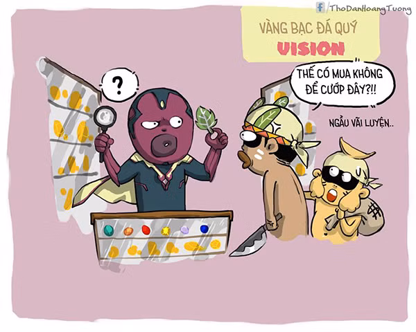 Vision chống lại nạn cướp giật khi thử sức với nghề bán vàng bạc, đá quý.