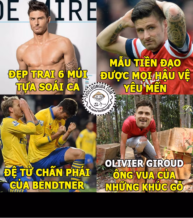 Mọi người nhận xét về Olivier Giroud.