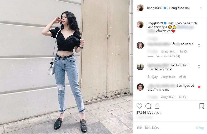 Thế nhưng khi "nổi tiếng" hơn với những MV cover, Linh Ka trở thành gương mặt quảng cáo quen thuộc của nhiều shop thời trang, mỹ phẩm cho teen. Số tiền "hot girl tai tiếng" này kiếm được hàng tháng không hề nhỏ và cô tiết lộ chỉ trích 30% thu nhập để mua sắm.