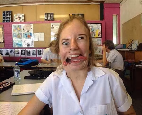 Khi bạn muốn làm mặt hài hước và panorama giúp bạn "hãi tới nơi". Ảnh: Sưu tầm.