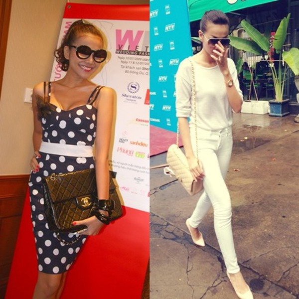 Cũng như nhiều người đẹp khác, Thanh Hằng có sở thích sở hữu những chiếc túi sang chảnh có giá từ 60 triệu - hơn 100 triệu đồng. Được biết, khối tài sản dành bộ sưu tập túi của Thanh Hằng cũng lên đến tiền tỉ.