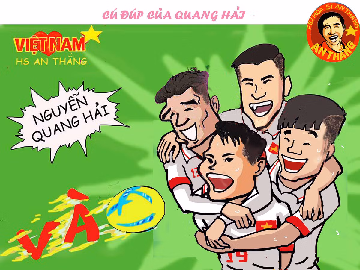 Trở lại với trận bán kết lịch sử của cầu thủ U23 Việt Nam trước các cầu thủ U23 Qatar . Với cú đúp trong thế rượt đuổi tỉ số, Quang Hải ngày càng khẳng định tài năng của mình. Một cầu lớn ẩn trong hình dáng của một con người bé nhỏ