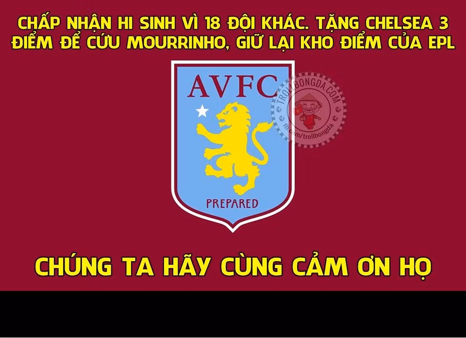 Aston Villa được đánh giá là đội bóng có nghĩa cử cao cả nhất Premier League.