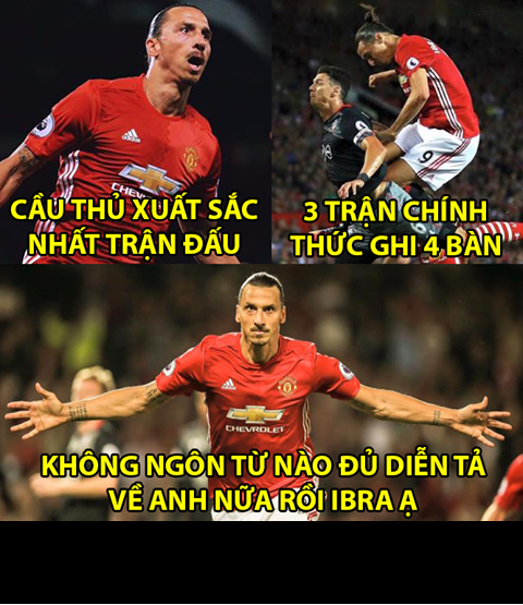 Mặc dù đã bước sang tuổi 34, thế nhưng Ibrahimovic đang chứng tỏ rằng mình không phải là dạng vừa khi liên tiếp nổ súng trong những trận đấu vừa qua của Man United để giúp CLB này có vị trí trong top đầu trên bảng xếp hạng.