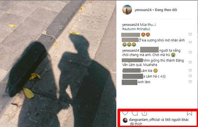 Xuất hiện trong chuyển nghỉ dưỡng này của Đặng Văn Lâm có sự xuất hiện của một cô gái và đó không ai khác là Yến Xuân, người yêu của chàng thủ môn này.