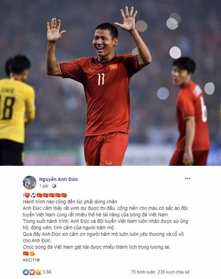 Truoc gio dau Thai Lan, doi tuyen Viet Nam nhan tin soc ve Duc Eto'o