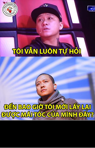 Ca sĩ Tuấn Hưng chắc còn phải chờ dài dài nữa mới lấy lại được mái tóc của mình.