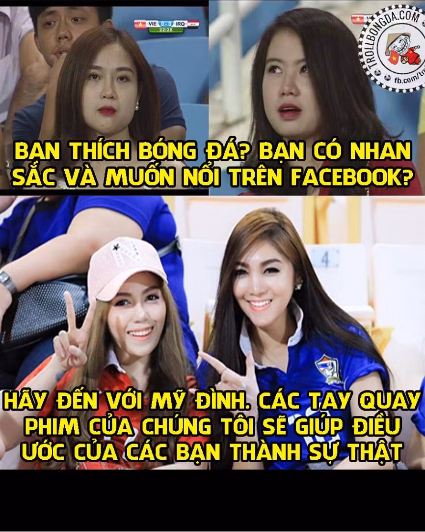 Làm hotgirl chưa bao giờ dễ đến như vậy. Chỉ cần bạn đến sân, xinh xắn một chút thì chắc chắn bạn sẽ được nổi tiếng.