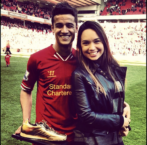Vợ của tiền vệ Coutinho (Liverpool) – Aine Coutinho.