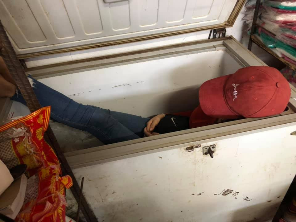 Chui vào tủ đá là điều mà nhiều người lựa chọn để cho cách chống nóng cực kinh điển của mình.