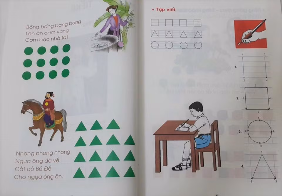 Nhiều phụ huynh có con em vừa vào lớp 1 liên tục nghi ngại trước cách học theo chương trình kiểu mới. Họ khẳng định, cách học từ ngày xưa vẫn giúp bao thế hệ biết đọc biết viết, việc gì phải cải cách rồi gây hoang mang trong dư luận.