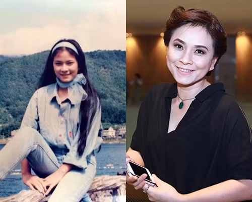 Diễn viên Ngọc Hiệp khả ái của năm nào khá khác biệt so với hiện nay, tuy khuôn mặt có nhiều dấu ấn thời gian nhưng vẫn rất mặn mà, trẻ trung với vóc dáng thon gọn.