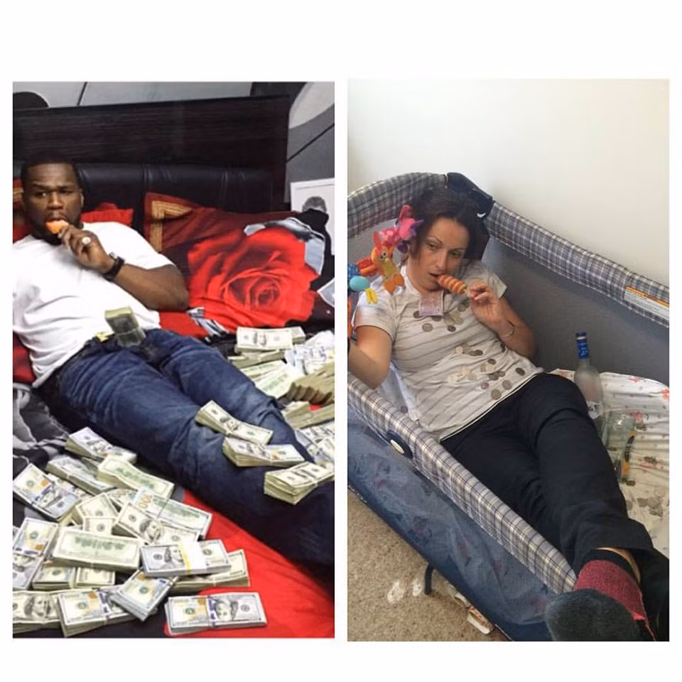 Có khá nhiều người thích thú trước những bức ảnh của cô, vì nó rất hài hước và thực tế.