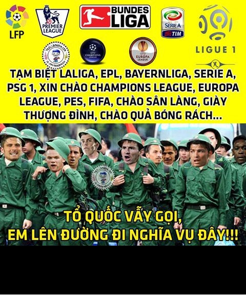 Vì Tổ mà nhiều ngôi sao bóng đá phải tạm biệt quần đùi áo số mà lên đường.