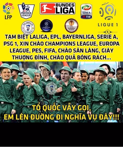 Vì Tổ mà nhiều ngôi sao bóng đá phải tạm biệt quần đùi áo số mà lên đường.