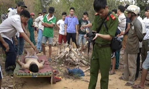 Hiện trường vụ tự tử.