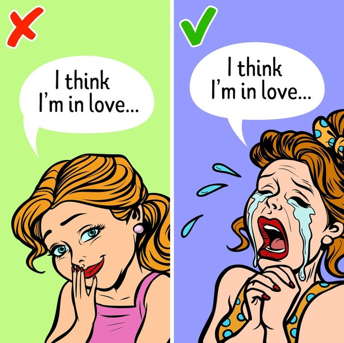 2. Tâm trạng hơi tiêu cực: Nhầm lẫn, căng thẳng, thay đổi tâm trạng, chán ăn và mệt mỏi là dấu hiệu ai đó đang yêu. Khi yêu một ai đó, nồng độ cortisol trong cơ thể thay đổi, khiến người ta dễ lo âu, bồn chồn hơn. Điều này chỉ diễn ra vào giai đoạn đầu khi bạn đang yêu. Nếu mối quan hệ này bền vững hơn, sự thay đổi này sẽ kết thúc.