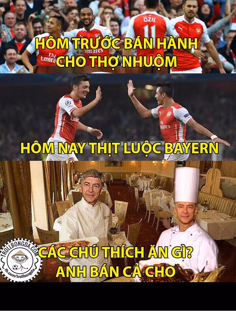 Wenger đang trở thành đầu bếp tại London.