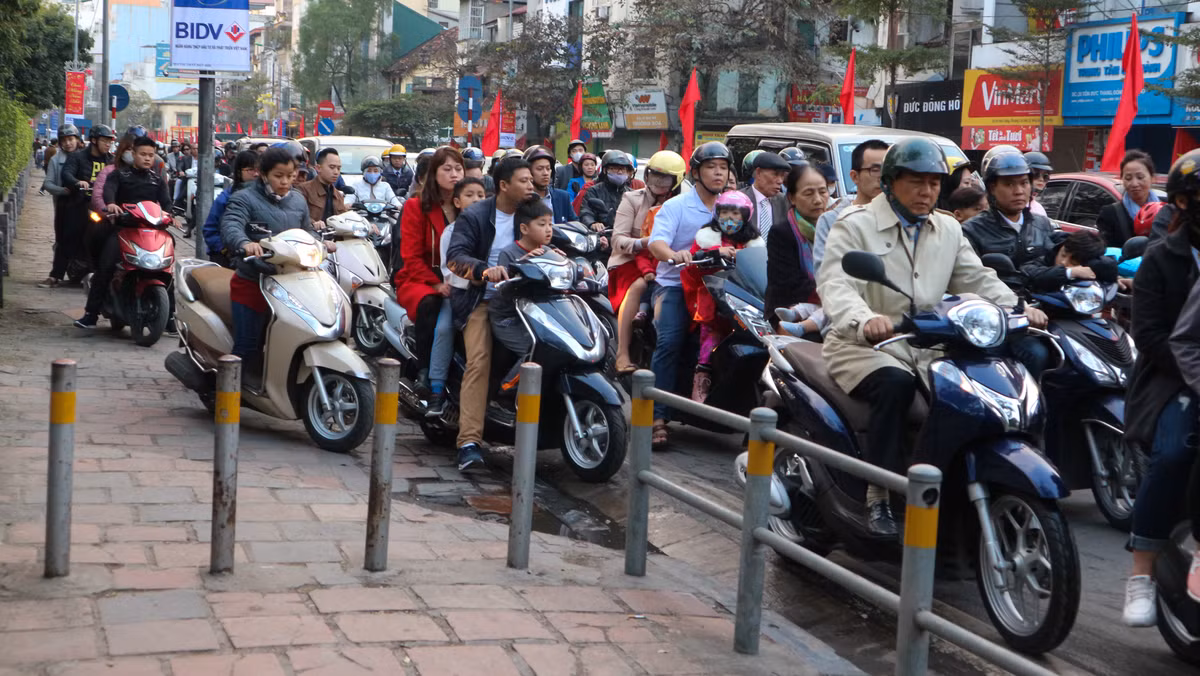 Đã có một số va chạm nhỏ xảy ra trong ngày đầu năm mới nhưng đa phần người dân đều tự giải quyết.