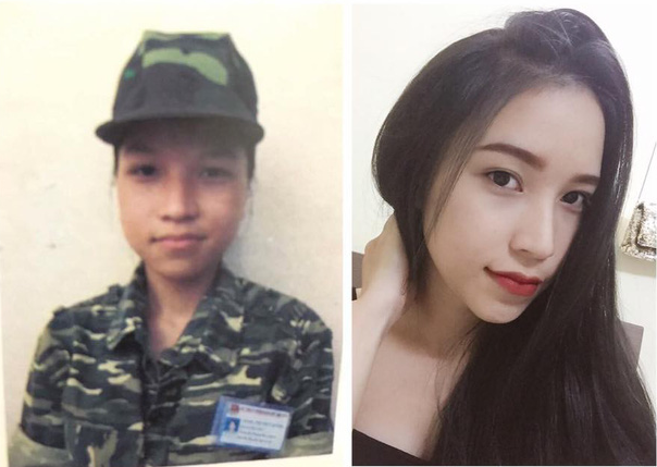 Nickname Hoàng Oanh chia sẻ rằng: "Đôi khi nhìn lại bức ảnh của mình trước khi bước chân vào đại học, em còn ngỡ ngàng không nhận ra chính mình. Giờ khác quá, em là cô gái 24 tuổi và được nhiều người theo đuổi"