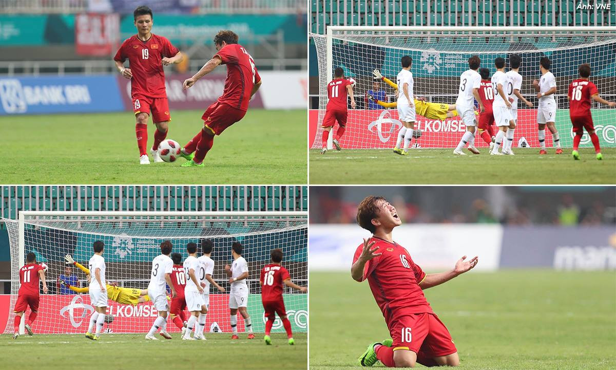 Bàn thắng ghi vào lưới Hàn Quốc của Minh Vương không chỉ đem đến niềm vui cho NHM mà còn là để tri ân ngày giỗ bố của cầu thủ này.