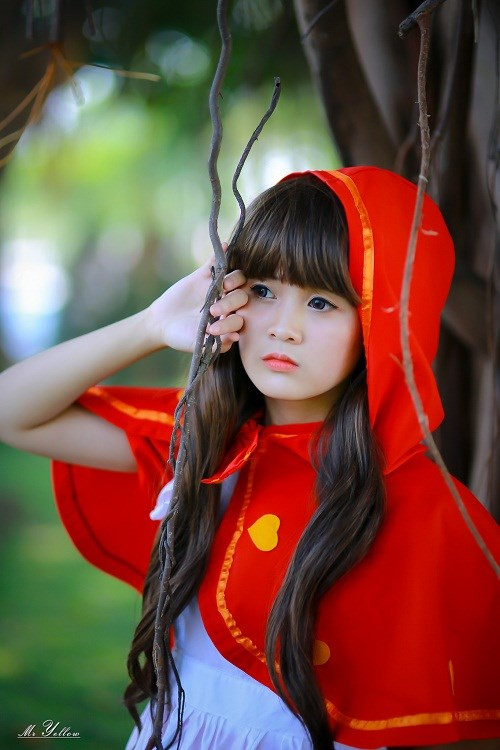 Lê Đào Anh Thư là cô gái sinh năm 1999 hiện đang theo học tại trường THPT Hồng Đức - TP HCM. Ảnh: Mr. Yellow.