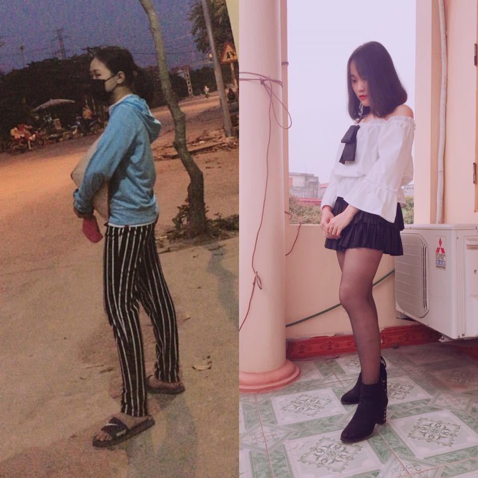 Nhiều anh em không còn xa lạ gì với những hình ảnh cho thấy rõ sự khác biệt khi ở nhà và khi đi chơi của hội chị em. Cũng bởi thế, không ngẫu nhiên mà nhiều người cho rằng con gái vô cùng mâu thuẫn từ chính việc nêu trên.