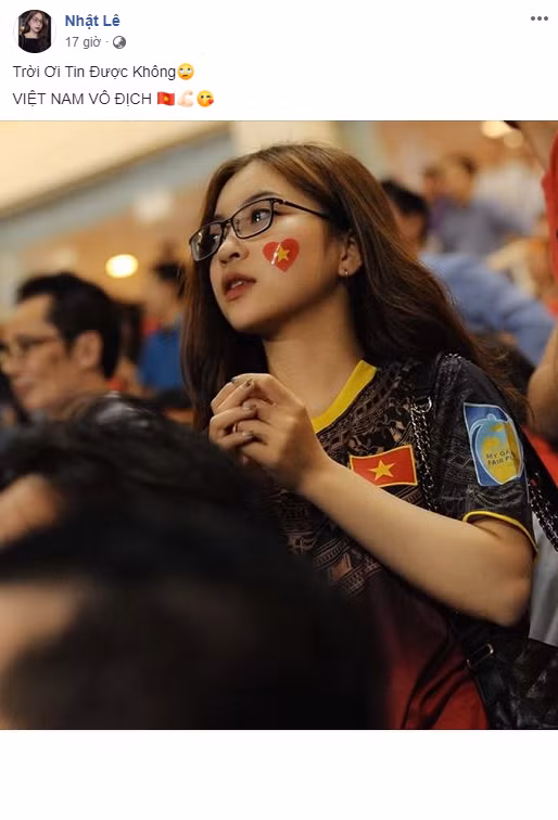 Bạn gái Quang Hải chia sẻ trên trang cá nhân của mình những dòng vô cùng cảm xúc.