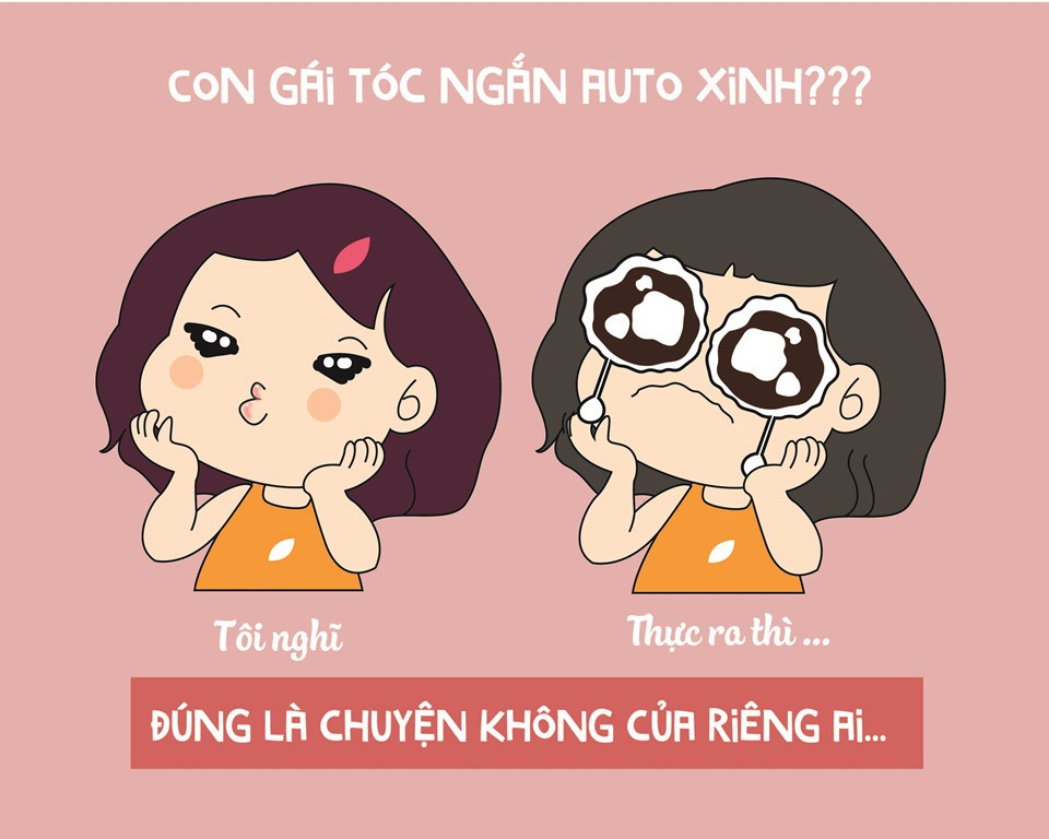 Đấu tranh tư tưởng để tóc dài hay ngắn cũng khiến hội chị em phải "mất ăn, mất ngủ" vài đêm.