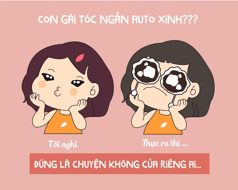 Đấu tranh tư tưởng để tóc dài hay ngắn cũng khiến hội chị em phải "mất ăn, mất ngủ" vài đêm.