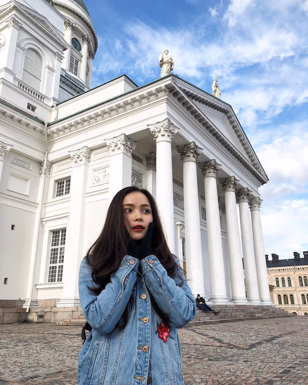 Thủ đô Helsinki, Phần Lan được Phương Linh đăng tải trên Instagram cá nhân của mình.