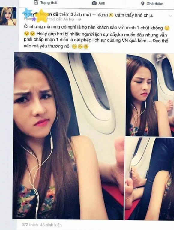 Còn nickname B.P chia sẻ: "Mình từng là nạn nhân này, chỗ thì trật xong cứ nhoi nhoi cái chân lên. Xong rồi "rau mùi" khiến buồn nôn luôn ý".