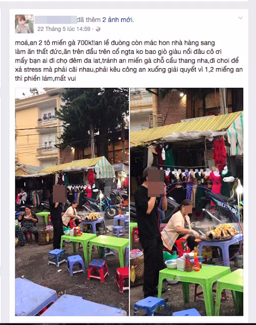 Trước đây, dân mạng xôn xao với kiểu "chặt chém" vô lý: 460 ngàn đồng cho 4 bất phở ở quán gà ta nhưng khi nghe 700 ngàn đồng 2 bát miến nước khi đi du lịch Đà Lạt nhiều người đã sửng sốt cực độ.