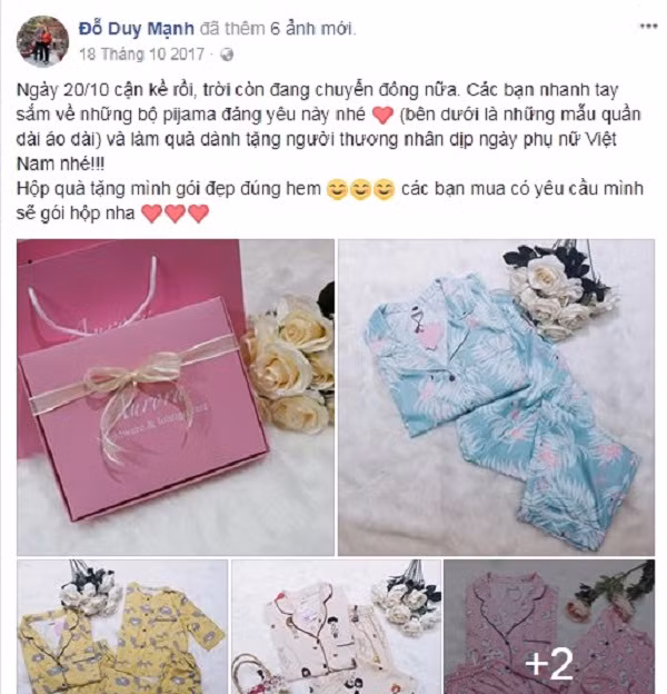 Nếu không phải là bạn bè của Duy Mạnh thì nhiều người rất bất ngờ với thông tin cầu thủ đội phó đội tuyển U23 Việt Nam này bán hàng online và có tài quảng cáo sản phẩm của mình cực duyên.