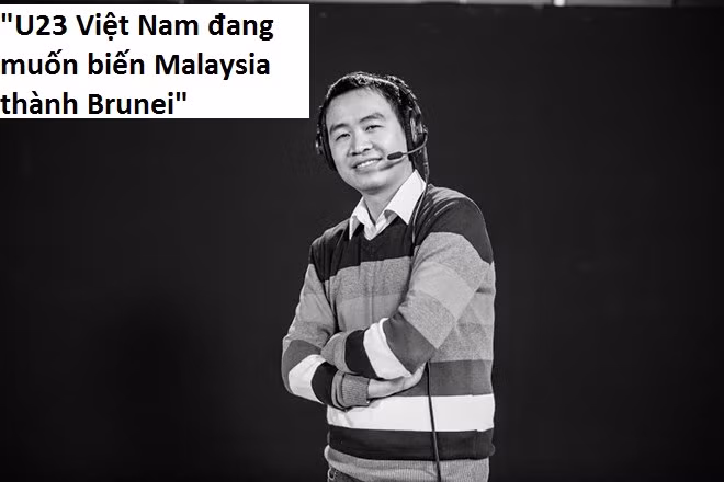 Để bình luận về tỷ số trận đấu giữa U23 Việt Nam và U23 Malaysia, BLV Biên Cương lại nhớ đến tỷ số trận đấu giữa U23 Việt Nam và U23 Brunei.