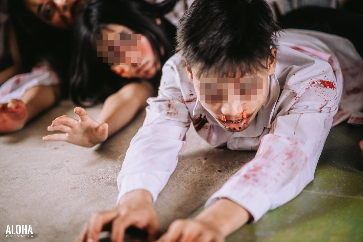 Chia sẻ về bộ ảnh của lớp mình, bạn Minh Hiếu (lớp 12A2, trường THPT Tiến Thịnh) cho biết rằng các thành viên trong lớp chỉ muốn có 1 bộ ảnh kỉ yếu độc đáo và liên quan đến môn thế mạnh mình đang học. Bộ ảnh zombie là bài học đột biến gen trong sinh học. Bộ ảnh có ý nghĩa là dù thành hình hài như thế nào, nhưng các thành viên trong lớp vẫn là một tập thể gắn bó.