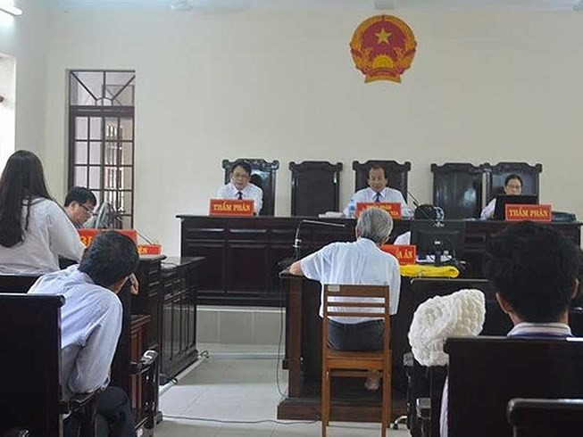 Bị cáo Thủy tại phiên xử phúc thẩm. Ảnh: K.LY