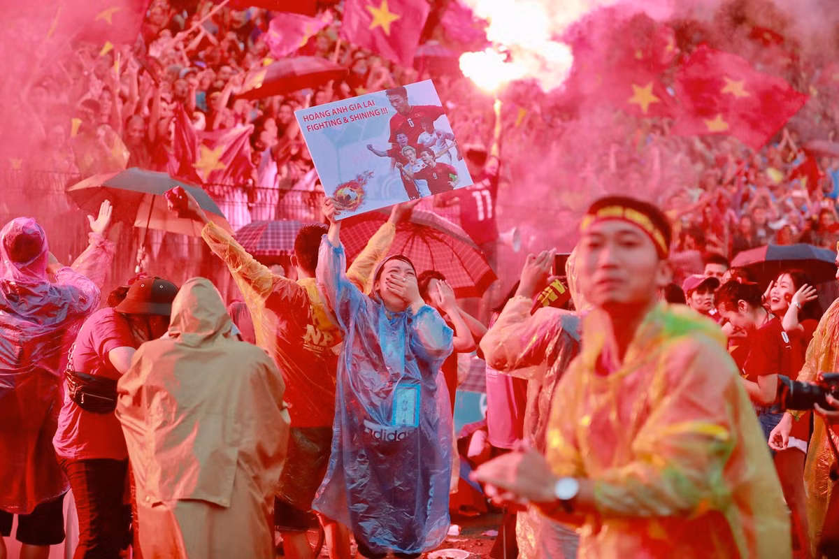Sự vui sướng nhưng giọt lệ đã chảy dù Olympic Việt Nam đã dừng chân tại bán kết Asiad 2018.