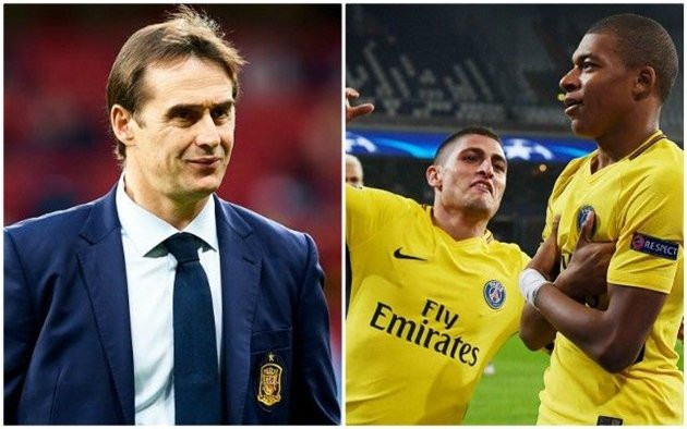 Theo Don Balon, vừa đến Real, HLV Lopetegui đã đòi BLĐ đội bóng mua ngay bom tấn 200 triệu mang tên Mbappe.