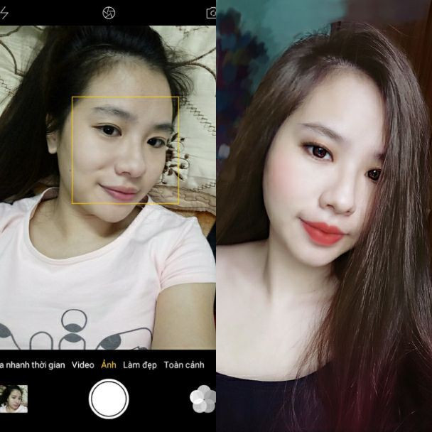 Quả thật vậy, vì chỉ tô chút son, thoa chút phấn, nhiều chị em đã thoát xác từ "vịt bầu" trở thành "thiên nga" lộng lẫy.