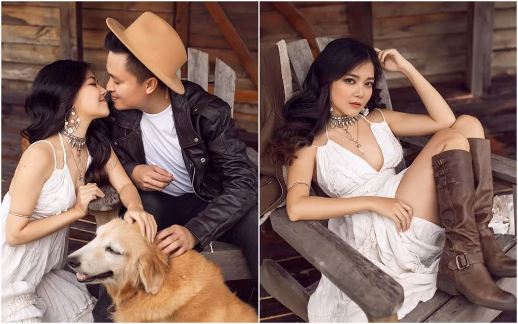 Nữ ca sĩ lên xe hoa với một bác sĩ vào năm 2011. Giọng ca 8X từng trải qua quãng thời gian buồn, suy sụp vì khó sinh con. Cô cảm thấy may mắn khi ông xã luôn ở bên cạnh, động viên tinh thần. Hôm 13/9, vợ chồng cô đón con trai đầu lòng sau quãng thời gian dài chờ đợi.