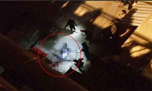 Hiện trường xảy ra vụ việc