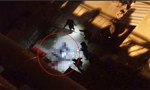 Hiện trường xảy ra vụ việc