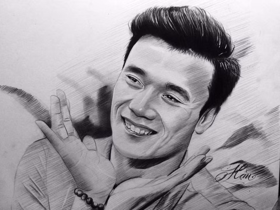 Thông qua tranh của mình, Tấn Hậu muốn nhắn nhủ tới đội U23 Việt Nam rằng dù thắng hay thua, các cầu thủ vẫn là người hùng, nhà vô địch trong lòng người hâm mộ.