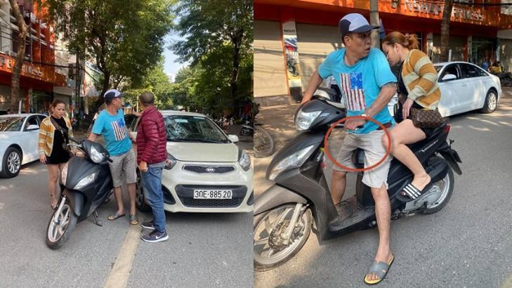 Nguoi dan ong dam vo kinh o to nhung chi tiet nay moi khien CDM chu y