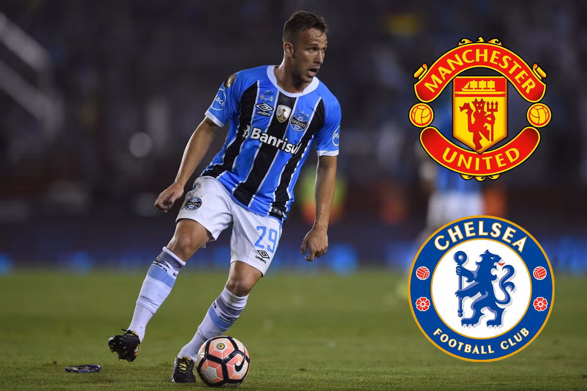 M.U và Chelsea là hai đội bóng quyết tâm nhất trong nỗ lực mang Arthur sang châu Âu và mức giá đưa ra là 45 triệu bảng.
